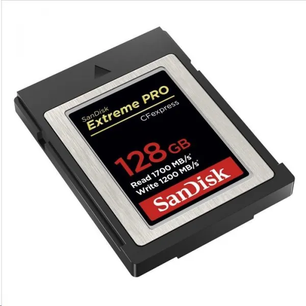 Karta SanDisk Extreme Pro CFexpress 128 GB, typ B, 1700 MB/s čítanie, 1200 MB/s zápis
