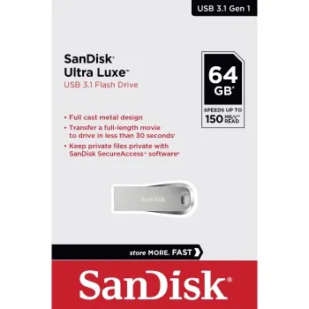 SanDisk Ultra Luxe USB 3.1 64 GB 85235110