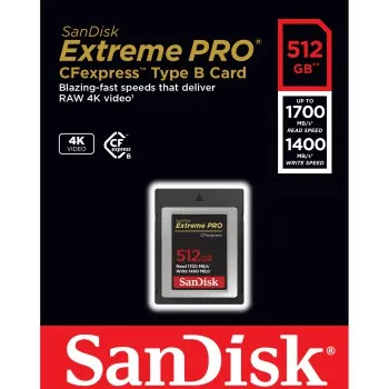 SanDisk Extreme PRO CF expres 512 GB, Type B 85235110