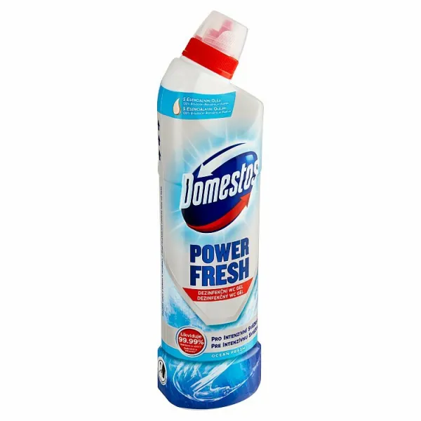 Domestos Power Fresh Ocean Fresh dezinfekčný WC gél 700 ml 1ks