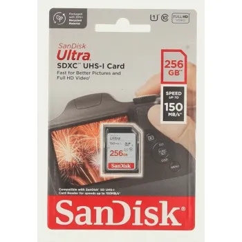 SanDisk Ultra 256 GB SDXC Memory Card 150 MB/s 85235110