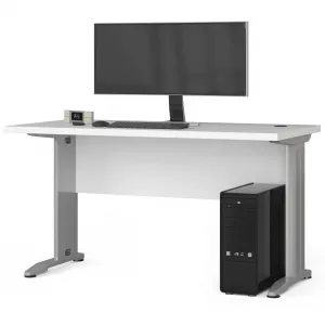 Ak furniture Volně stojící počítačový stůl BM-135 bílý