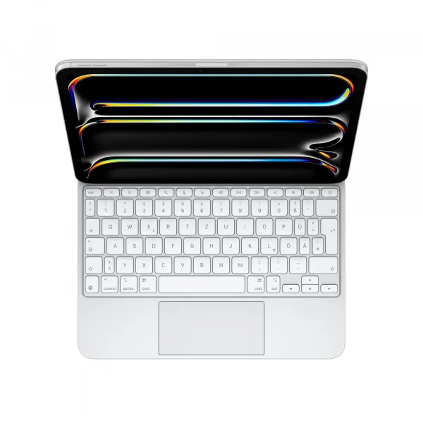 Apple Magic Keyboard pre iPad Pro 11" (M4) - Slovenská - Biela MWR03SL/A