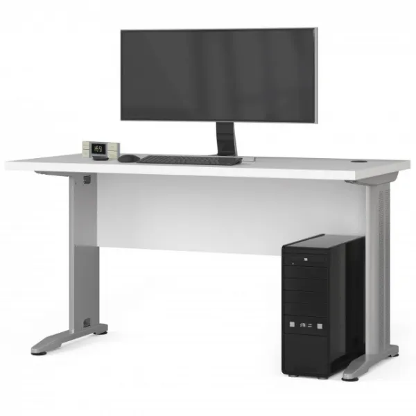 Ak furniture Volně stojící počítačový stůl BM-135 bílý