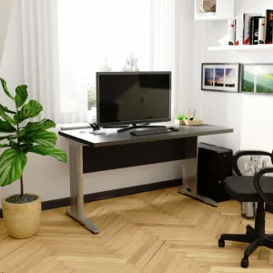 Ak furniture Volně stojící počítačový stůl BM-135 šedý