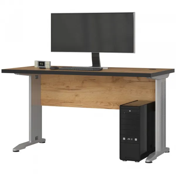 Ak furniture Volně stojící počítačový stůl BM-135 dub craft