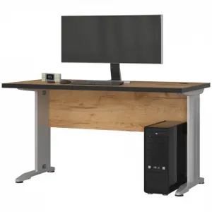 Ak furniture Volně stojící počítačový stůl BM-135 dub craft