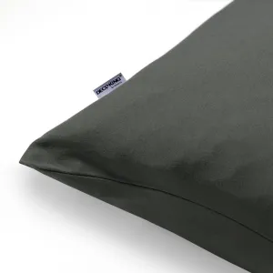 Súprava 2 obliečok na vankúš Decoking Terro tmavo šedá, veľkosť 80x80*2