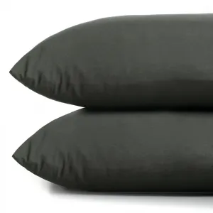 Súprava 2 obliečok na vankúš Decoking Terro tmavo šedá, veľkosť 80x80*2