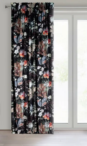 ArtFir Záves ALANI P | čierna 140 x 270 cm