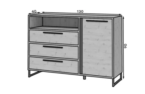 ArtAdrk Komoda ARIA 130