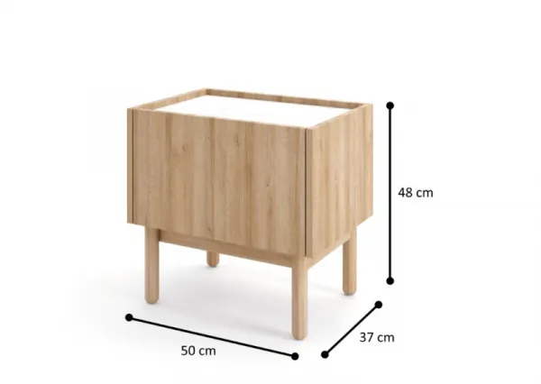 ArtPS Nočný stolík CHIC S50