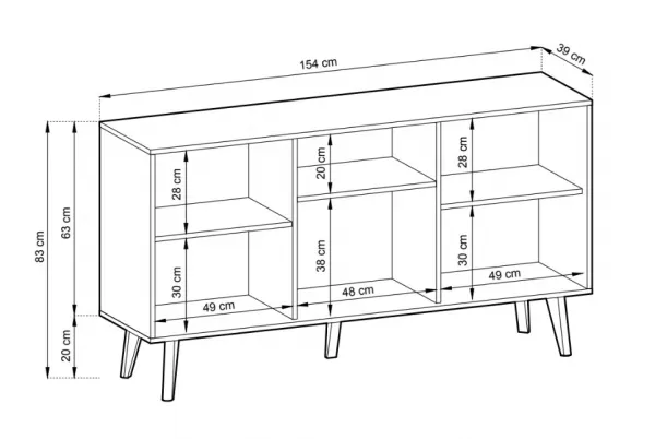 ArtPS Komoda SALLOW K154