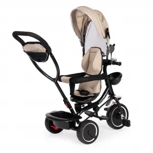Dětská tříkolka - kočárek Ecotoys BeBe béžová