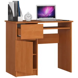 Ak furniture Písací stôl 90 cm Piksel jelša ľavý