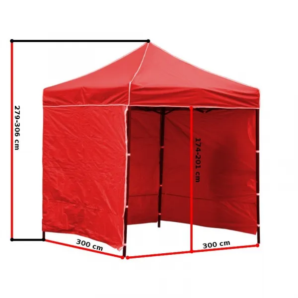 Záhradný párty stan EXPRESS modrý 3x3 m
