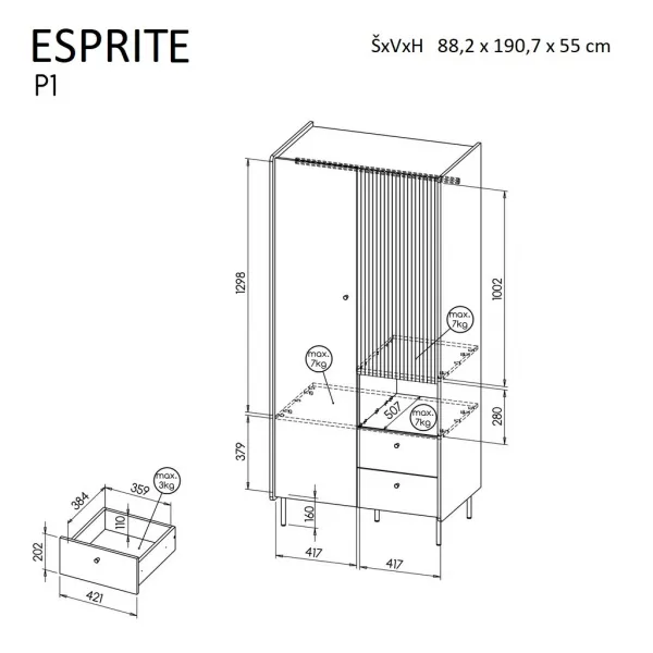 Dolmar Spálňa ESPRITE