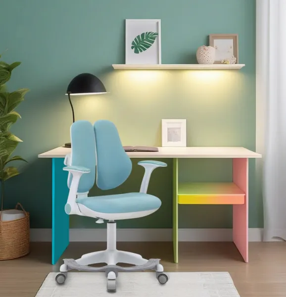 Detská ergonomická stolička Motýlik Farba: Modrá
