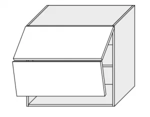 ArtExt Kuchynská skrinka horná, W8B/80 Aventos Quantum Farba korpusu: Grey