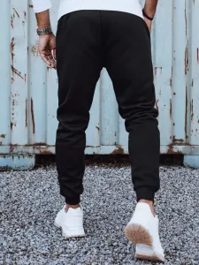 Pánske maskáčové tepláky čierne