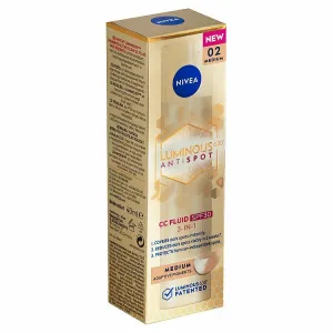 NIVEA Luminous 630 Anti Spot rozjasňujúci CC krém SPF 30 odtieň Medium 40 ml