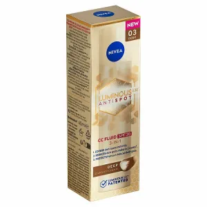 NIVEA Luminous 630 Anti Spot rozjasňujúci CC krém SPF 30 odtieň Deep 40 ml