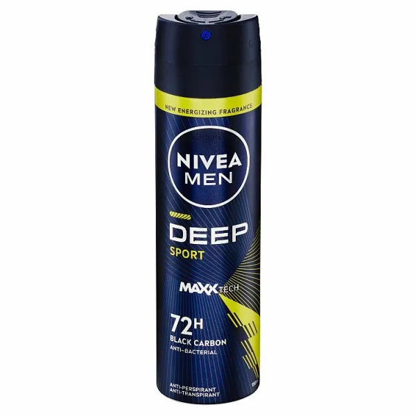 NIVEA MEN Deep Sport antiperspirant v spreji pre mužov 150 ml