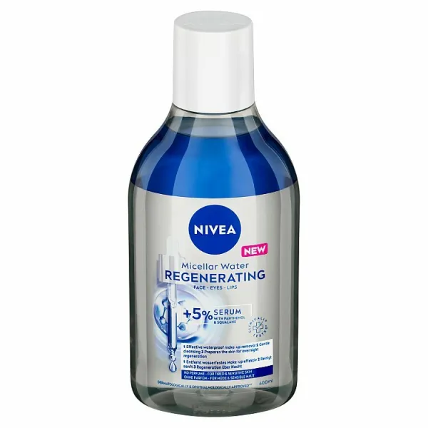 NIVEA Micellar Regenerating čistiaca micelárna voda s regeneračným účinkom 400 ml