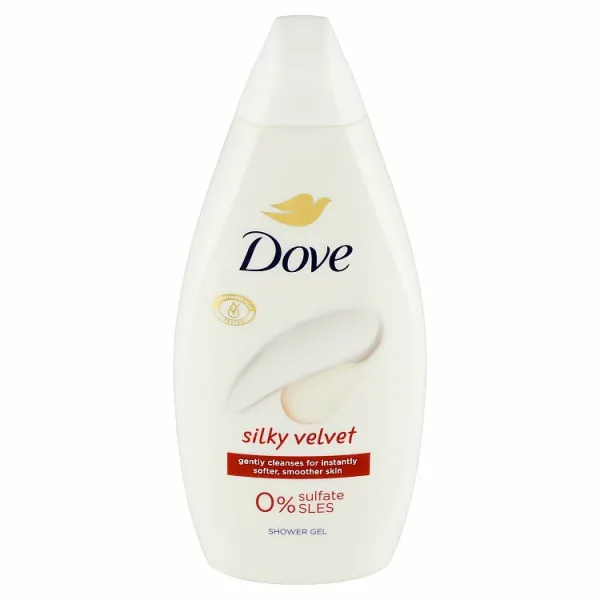 Dove Silky Velvet sprchovací gél 450 ml