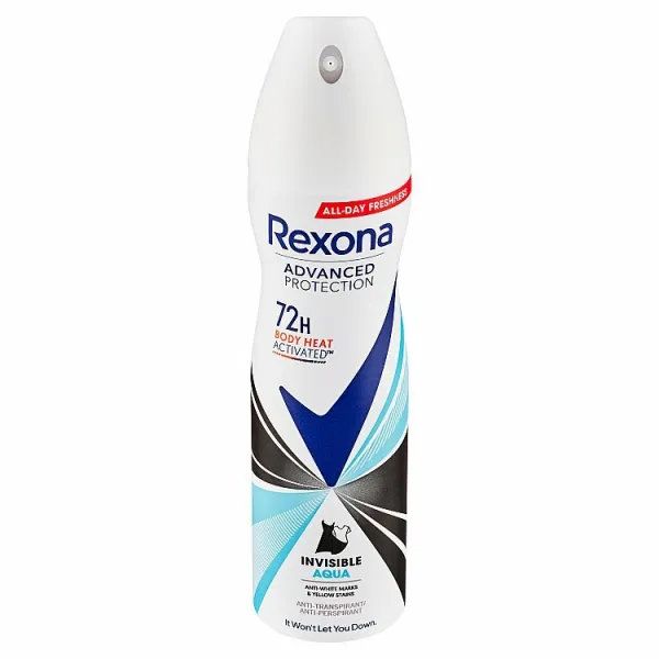 Rexona Advanced Protection Invisible Aqua antiperspirant sprej 150 ml