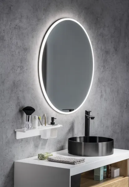SAPHO - VISO guľaté zrkadlo s LED osvetlením, ø 70cm VS070