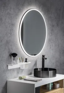 SAPHO - VISO guľaté zrkadlo s LED osvetlením, ø 70cm VS070