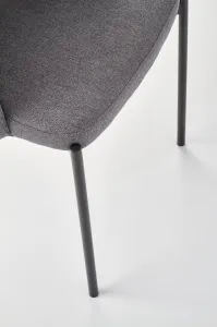Jedálenské kreslo K373 Halmar Tmavosivá