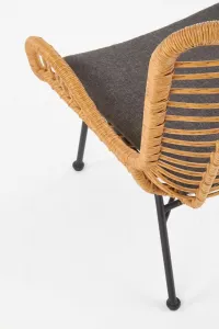 DekorStyle Ratanové kreslo Ikaro natural