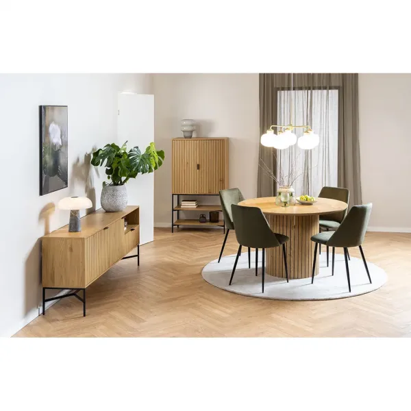 Actona Kulatý jídelní stůl Yale 120 cm dub divoký