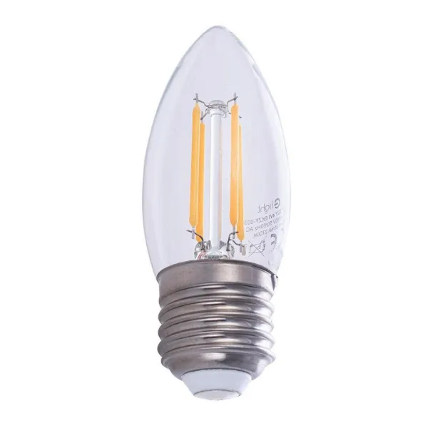 Eko-light LED žiarovka Glight 4W E27 teplá biela