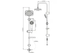 Eisl Eisl - Sprchový set bez batérie SHOWER DREAM, chróm / čierna DXLD60088CS DXLD60088CS