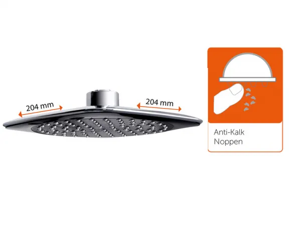 Eisl Eisl - Sprchový set bez batérie SHOWER DREAM, chróm / čierna DXLD60088CS DXLD60088CS
