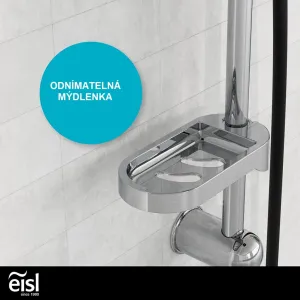 Eisl Eisl - Sprchový set bez batérie SHOWER DREAM, chróm / čierna DXLD60088CS DXLD60088CS