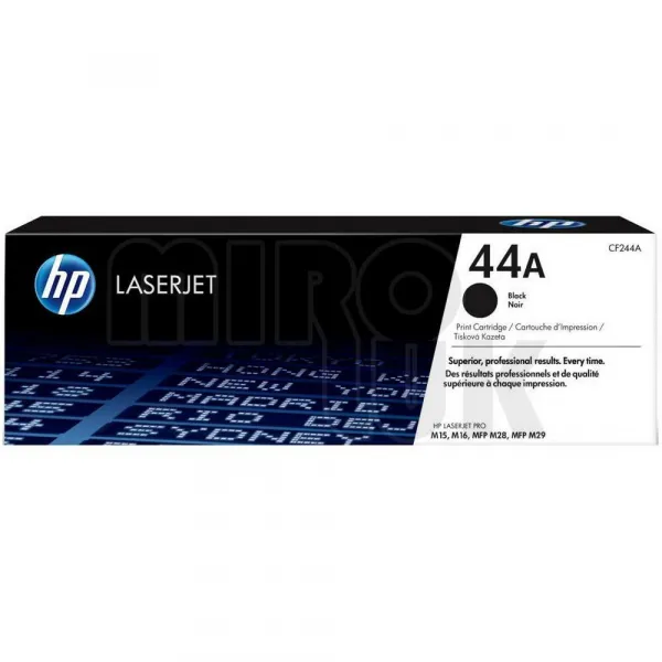 Hewlett-Packard HP originál toner CF244A, HP 44A, black, 1000str. CF244A