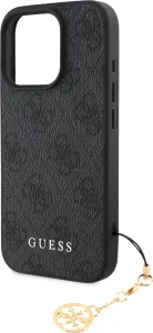Guess 4G Charm Kryt pre iPhone 16 Pro Max, Sivý
