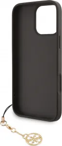 Guess 4G Charm Kryt pre iPhone 16 Pro Max, Hnedý