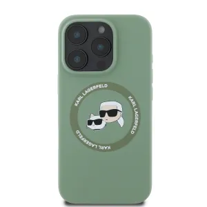 Karl Lagerfeld Liquid Silicone s MagSafe kryt pre Apple iPhone 16 Pro Max, Karl Lagerfeld, Zelený