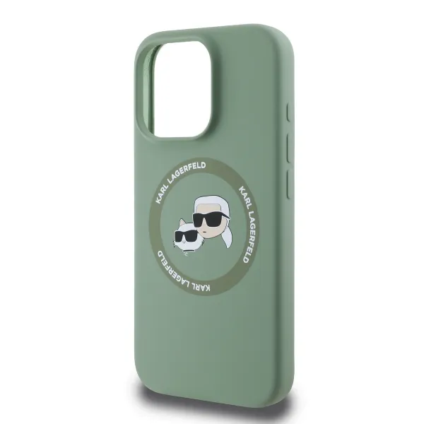 Karl Lagerfeld Liquid Silicone s MagSafe kryt pre Apple iPhone 16 Pro Max, Karl Lagerfeld, Zelený
