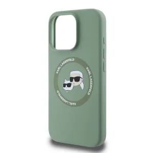 Karl Lagerfeld Liquid Silicone s MagSafe kryt pre Apple iPhone 16 Pro Max, Karl Lagerfeld, Zelený