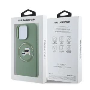 Karl Lagerfeld Liquid Silicone s MagSafe kryt pre Apple iPhone 16 Pro Max, Karl Lagerfeld, Zelený