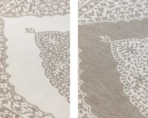 ELLE Decoration koberce Kusový koberec Gemini 106026 Linen z kolekcie Elle – na von aj na doma - 120x170 cm
