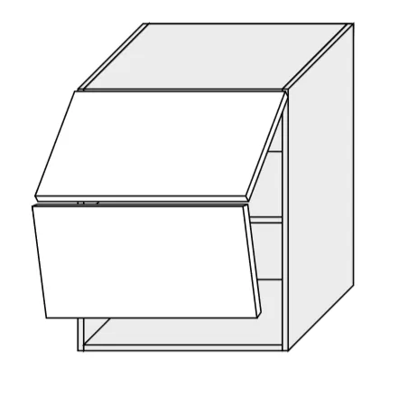 ArtExt Kuchynská skrinka horná, W8B/60 Aventos Quantum Farba korpusu: Grey