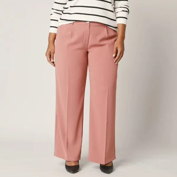 Široké splývavé nohavice