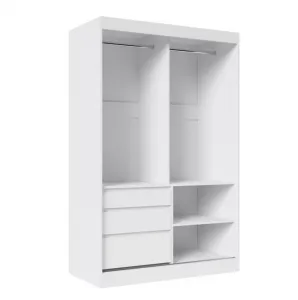 ArtAdrk Šatníková skriňa HAIDAR  | biela 140 cm